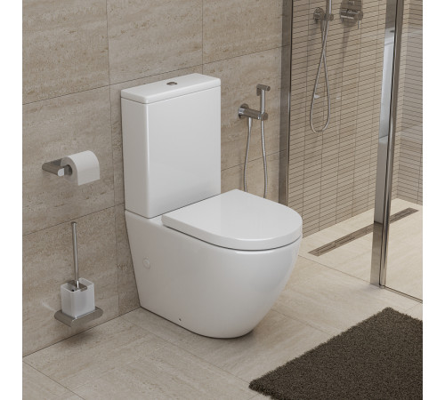 Унитаз компакт BelBagno Sfera-Tor BB2141CP-TOR/BB2141T/BB865SC с бачком и сиденьем Микролифт