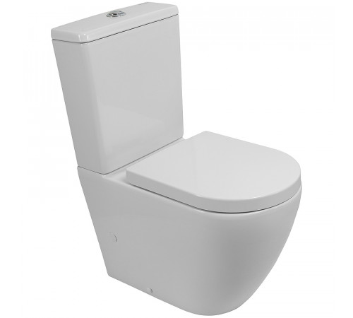 Унитаз компакт BelBagno Sfera-Tor BB2141CP-TOR/BB2141T/BB865SC с бачком и сиденьем Микролифт