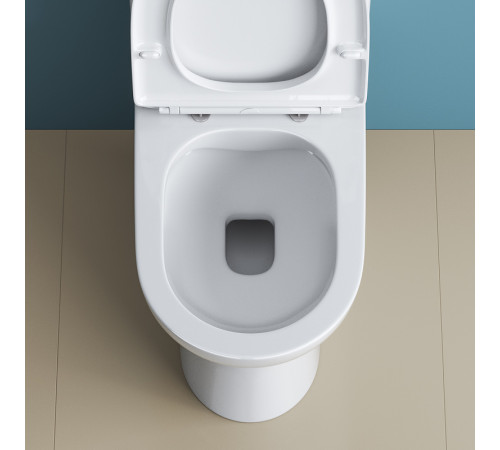 Унитаз компакт BelBagno Lounge BB045CPR/BB045/051SC без бачка с сиденьем Микролифт