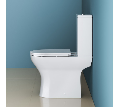 Унитаз компакт BelBagno Lounge BB045CPR/BB045/051SC без бачка с сиденьем Микролифт