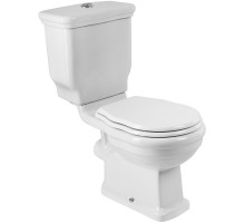 Унитаз компакт BelBagno Boheme BB115CPR/BB115SC без бачка с сиденьем Микролифт