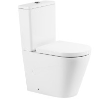 Унитаз компакт BelBagno Flay-R BB2149CPR/BB2149T/BB865SC с бачком и сиденьем Микролифт