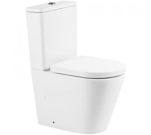 Унитаз компакт BelBagno Flay-R BB2149CPR/BB2149T/BB865SC с бачком и сиденьем Микролифт