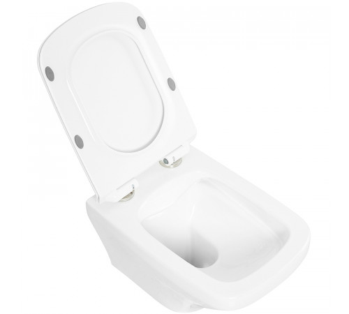 Унитаз BelBagno Sela BB3201CHR/BB3201SC подвесной Белый с сиденьем Микролифт