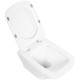 Унитаз BelBagno Sela BB3201CHR/BB3201SC подвесной Белый с сиденьем Микролифт