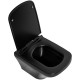 Комплект унитаза с инсталляцией BelBagno Sela BB3201CHR-MB/BB3201SC-MB/BB002-80/BB007-PR-NERO.M с сиденьем Микролифт и Черной матовой клавишей смыва