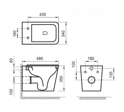 Унитаз BelBagno Ardente R BB520CHR/BB2322SC подвесной с сиденьем Микролифт