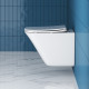 Унитаз BelBagno Marmi BB052CHR/BB052SC подвесной с сиденьем Микролифт