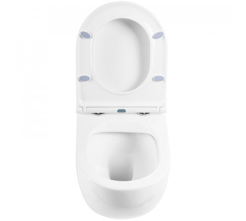 Комплект унитаза с инсталляцией BelBagno Onda BB066CHR/BB870SC/BB002-80/BB014-SR-BIANCO с сиденьем Микролифт и Белой клавишей смыва