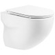 Комплект унитаза с инсталляцией BelBagno Onda BB066CHR/BB870SC/BB002-80/BB005-PR-CHROME с сиденьем Микролифт и клавишей смыва Хром глянцевый