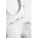 Комплект унитаза с инсталляцией BelBagno Onda BB066CHR/BB870SC/BB002-80/BB005-PR-CHROME с сиденьем Микролифт и клавишей смыва Хром глянцевый