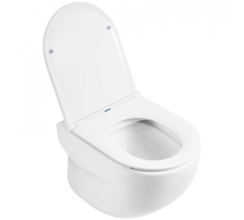 Комплект унитаза с инсталляцией BelBagno Onda BB066CHR/BB870SC/BB002-80/BB014-SR-BIANCO с сиденьем Микролифт и Белой клавишей смыва