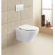 Комплект унитаза с инсталляцией BelBagno Acqua BB340CHR/BB2020SC/BB002-80/BB006-PR-CHROME.M с сиденьем Микролифт и клавишей смыва Хром матовый