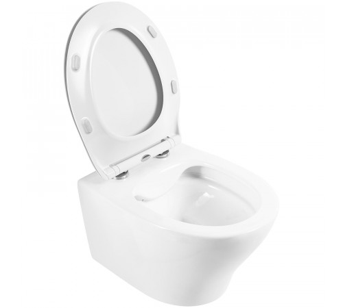 Комплект унитаза с инсталляцией BelBagno Acqua BB340CHR/BB2020SC/BB002-80/BB005-PR-CHROME с сиденьем Микролифт и клавишей смыва Хром глянцевый