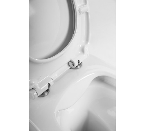 Комплект унитаза с инсталляцией BelBagno Acqua BB340CHR/BB2020SC/BB002-80/BB005-PR-CHROME с сиденьем Микролифт и клавишей смыва Хром глянцевый