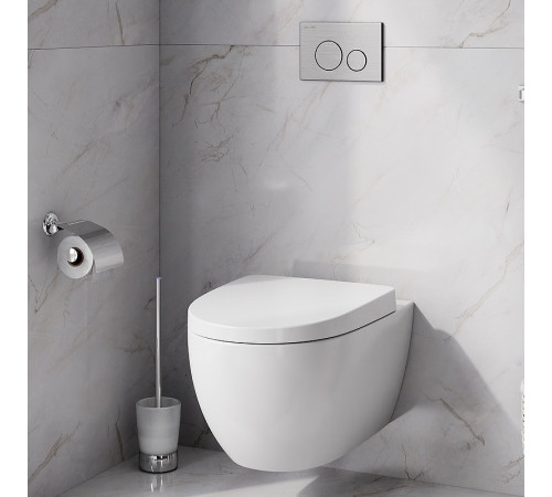 Комплект унитаза AM.PM Awe C111738SC с инсталляцией Grohe Rapid SL 38775001 с сиденьем Микролифт и клавишей смыва Хром