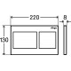 Комплект унитаза AM.PM Spirit FlashClean C701700WH+C707857WH с инсталляцией Viega Prevista Dry 8524.14 792596 с сиденьем Микролифт и клавишей смыва Хром