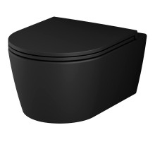 Унитаз AM.PM Func FlashClean C8F1700MBSC подвесной Черный матовый с сиденьем Микролифт