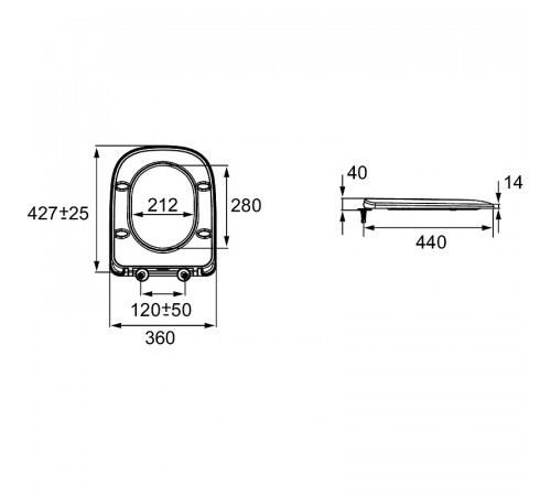 Комплект унитаза Jacob Delafon Vox EDM102-00+E20142-00 с инсталляцией Grohe Rapid SL 38772001 с сиденьем Микролифт и клавишей смыва Хром