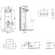 Комплект унитаза с инсталляцией Jacob Delafon Elite E21755RU-00 с сиденьем Микролифт и Белой клавишей смыва