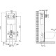 Комплект унитаза с инсталляцией Jacob Delafon Elite E21755RU-00 с сиденьем Микролифт и Белой клавишей смыва