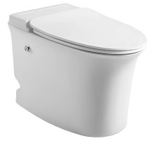 Унитаз Ceruttispa Nautilus Pulse CT10200 приставной с импульсным смывом с сиденьем Микролифт