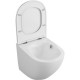 Комплект унитаза Owl 1975 Vind Cirkel-H TOWLT190302 с инсталляцией Grohe Rapid SL 38811KF0 с сиденьем Микролифт и Черной матовой клавишей смыва