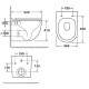 Унитаз Owl 1975 Eld Cirkel-H TOWLT190101 подвесной с сиденьем Микролифт