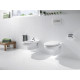 Комплект унитаза Roca Mateo 346200000+ZRU9302815 с инсталляцией Grohe Rapid SL 38775001 с сиденьем и клавишей смыва Хром