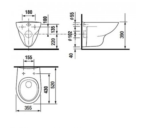 Комплект унитаза Roca Mateo 346200000+ZRU9302822 с инсталляцией Alcaplast Sadromodul AM101/1120+M71 с сиденьем Микролифт и клавишей смыва Хром