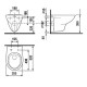 Комплект унитаза Roca Mateo 346200000+ZRU9302822 с инсталляцией Alcaplast Sadromodul AM101/1120+M71 с сиденьем Микролифт и клавишей смыва Хром