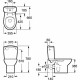 Унитаз компакт Roca Victoria 34239U000 без бачка и сиденья