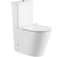 Унитаз компакт CeramaLux 2179-1 с бачком и сиденьем Микролифт