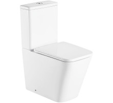 Унитаз компакт CeramaLux 2171 с бачком и сиденьем Микролифт