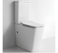 Унитаз компакт CeramaLux TR2170-1 с бачком и сиденьем Микролифт