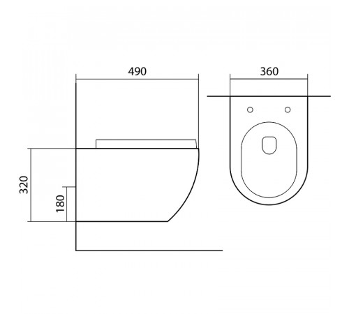 Комплект унитаза Aquatek Европа AQ1900-00 с инсталляцией D&K DI8140116 с сиденьем Микролифт и клавишей смыва Хром