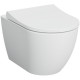 Комплект унитаза с инсталляцией Vitra Mia Round SmoothFlush 9856B003-7200 с сиденьем Микролифт и клавишей смыва Хром матовый