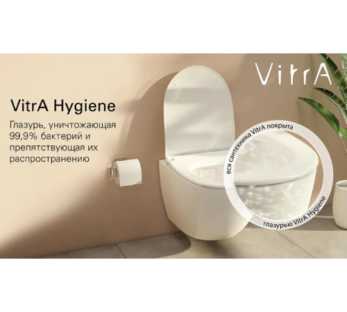 Унитаз Vitra Mia Round SmoothFlush 7510B003-0075 подвесной без сиденья