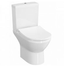 Унитаз компакт Vitra Integra Round Open-Back 9833B003-7206 с бачком и сиденьем Микролифт