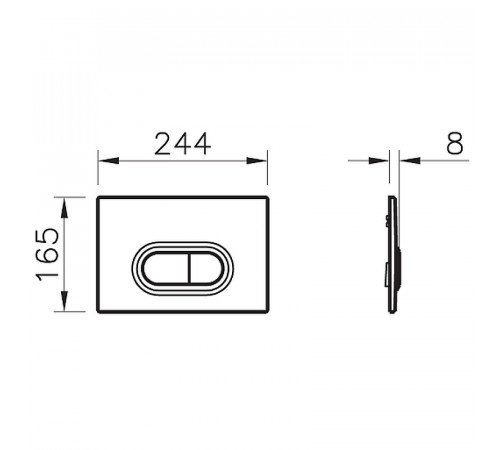 Комплект унитаза с инсталляцией Vitra S40 L-box 9005B003-7211 с сиденьем Микролифт и клавишей смыва Хром глянцевый