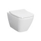 Комплект унитаза с инсталляцией Vitra Integra Square 9856B003-7206 с сиденьем Микролифт и клавишей смыва Хром матовый