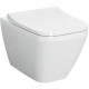 Комплект унитаза с инсталляцией Vitra Integra Square 9856B003-7207 с сиденьем Микролифт и клавишей смыва Хром глянцевый