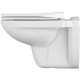 Комплект унитаза с инсталляцией Vitra Normus 9773B003-7201 с сиденьем Микролифт и Белой глянцевой клавишей смыва