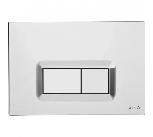 Комплект унитаза с инсталляцией Vitra Normus 9773B003-7200 с сиденьем Микролифт и клавишей смыва Хром глянцевый