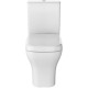 Унитаз компакт Vitra Polar Open-Back 9843B003-7201 с бачком и сиденьем Микролифт