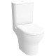 Унитаз компакт Vitra Zentrum Open-back 9012B003-7204 с бачком и сиденьем Микролифт