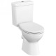 Унитаз компакт Vitra S10 SmoothFlush 9864B003-7201 с бачком и сиденьем Микролифт