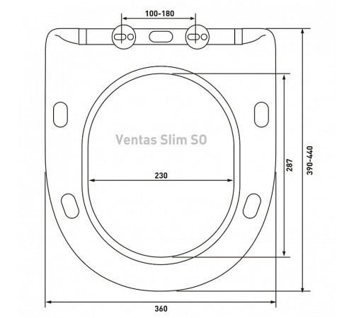 Унитаз Berges Ventas Rimless 082135 подвесной с сиденьем Микролифт