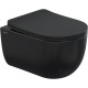 Комплект унитаза Berges Ventas Black с инсталляцией Novum 043324 Черный с сиденьем Микролифт и Черной Soft touch клавишей смыва