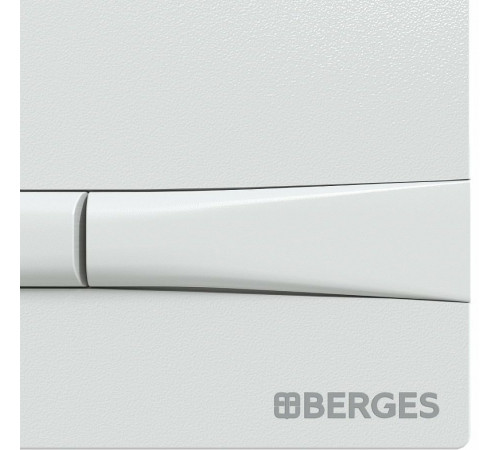 Комплект унитаза с инсталляцией Berges Floe Rimless 043283 с сиденьем Микролифт и Белой клавишей смыва